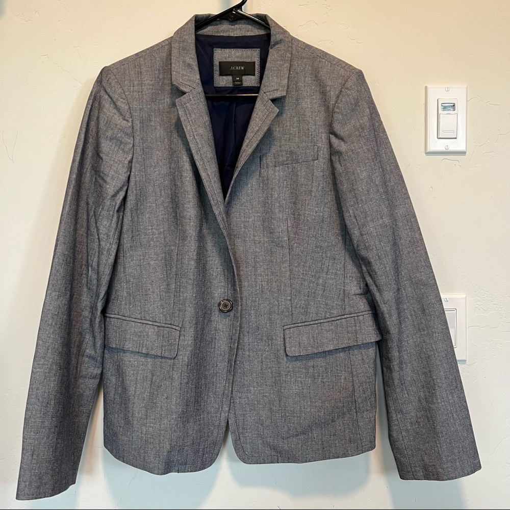 J Crew Cotton Blazer
